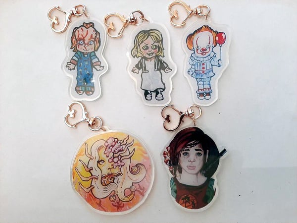 Image of Horror/Zombie Keychains 