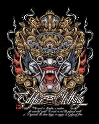 Image 3 of EDIFICE CLOTHING TRIBAL MASK BLACK SHORT SLEEVE SHIRT S-XXL