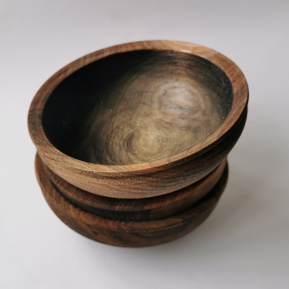 Pole lathe turned Walnut Bowl