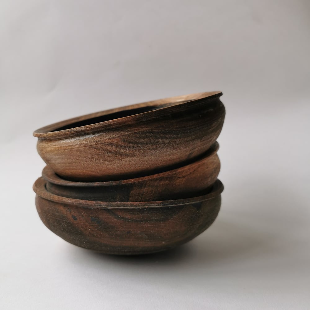 Pole lathe turned Walnut Bowl