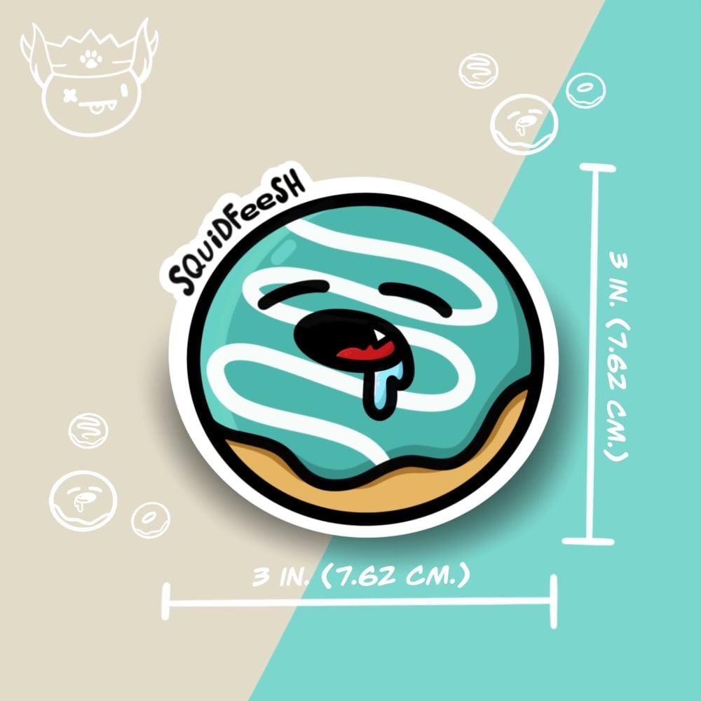 Image of Blue Swirl Donut