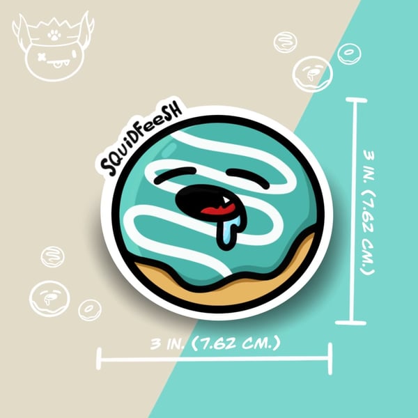 Image of Blue Swirl Donut