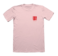 Image 3 of "RAUCHEN" T-SHIRT (rosa/rot)