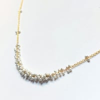 Image 2 of Gold and Sterling Caviar Necklace