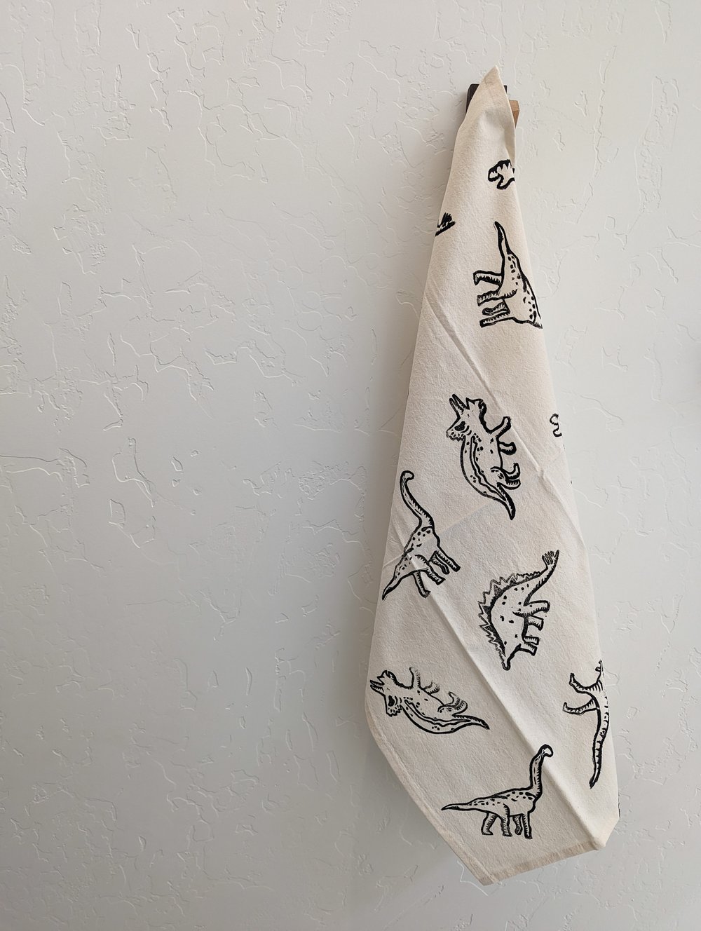 Dinosaur Kitchen Towel - Made to Order