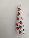 Strawberry Tea Towel - Made to Order