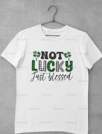 Image 1 of Not Lucky, Just Blessed  Tshirts/Hoodies 