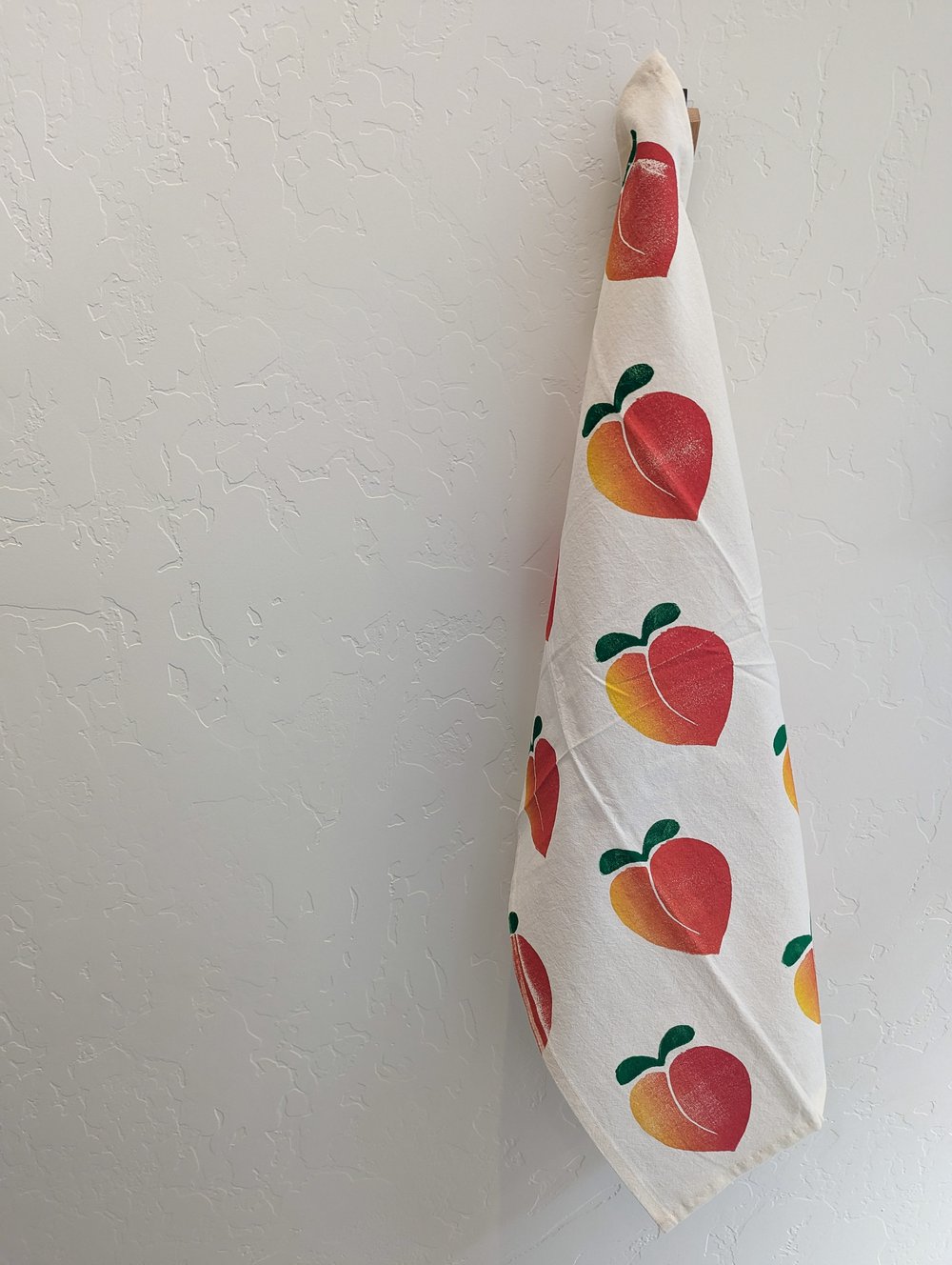 Peach Tea Towel - Made to Order