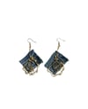 Guía de Flores Denim Earrings