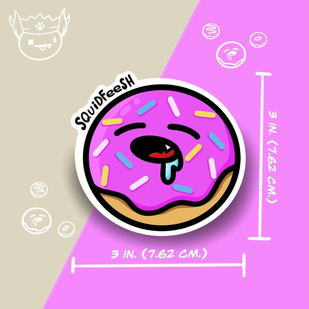 Image of Pink Sprinkled Donut
