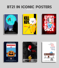 Image 1 of [PRINTS] Bt21 In Films (6 options)