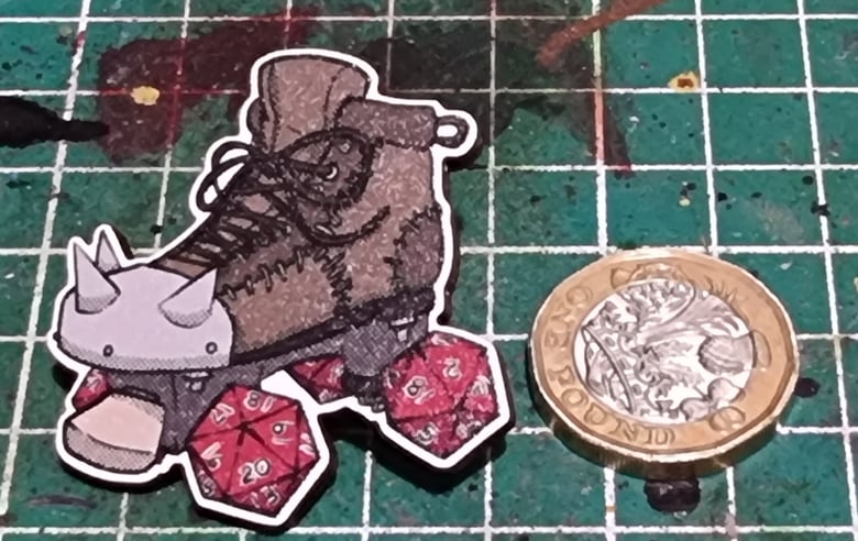 Image of D20 Skate Pinbadge