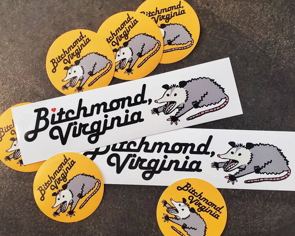 Bitchmond bumper sticker 