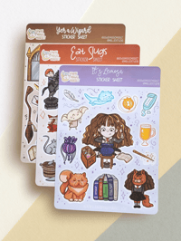 Image 4 of GOLDEN TRIO PAPER STICKER SHEETS | BUNDLE/ SINGLES