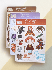 Image 3 of GOLDEN TRIO PAPER STICKER SHEETS | BUNDLE/ SINGLES
