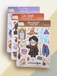 Image 2 of GOLDEN TRIO PAPER STICKER SHEETS | BUNDLE/ SINGLES