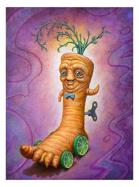 Image of "Carrot Foot"  Giclee Print  Signed -   Limited Edition of 100