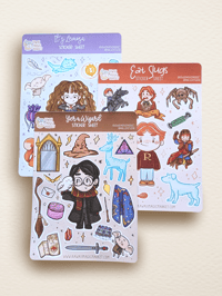 Image 1 of GOLDEN TRIO PAPER STICKER SHEETS | BUNDLE/ SINGLES