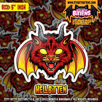 Image 2 of Hellbitten (BITTENS) - Sticker (5" inch)