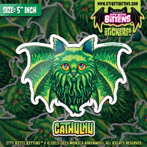 Cathulhu (BITTENS) - Sticker (5" inch)