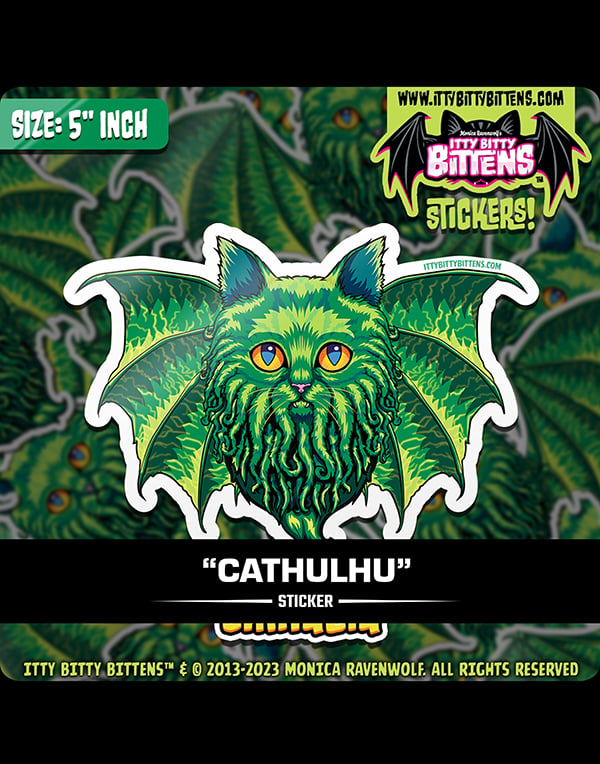 Cathulhu (BITTENS) - Sticker (5" inch)