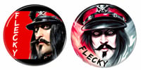 Image 1 of  NEW “FLECKY” BADGES TWIN PACK “FREE P&P”