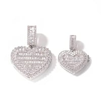 Image 2 of Iced Me Out heart necklace