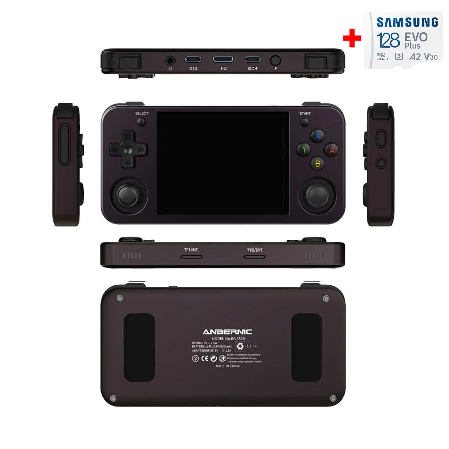 RG353M Handheld Console 128GB Ready to Play + Fully Loaded