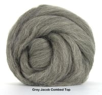 Image 1 of Gray Jacob Combed Top 4 ounces