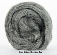 Image 1 of Gray Gotland Combed Top 4 ounces