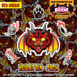 Hellbitten (BITTENS) - 6 Stickers Pack (Various)