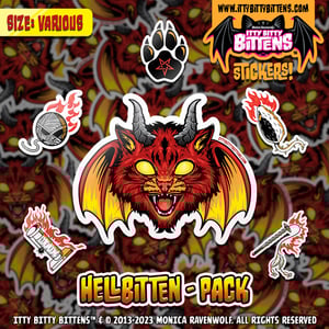 Hellbitten (BITTENS) - 6 Stickers Pack (Various)