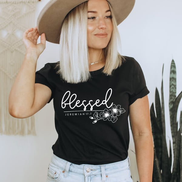 Image of Faith based t-shirt, black