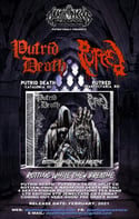 PUTRID DEATH / PUTRED - Rotting While They Breath - Split CD
