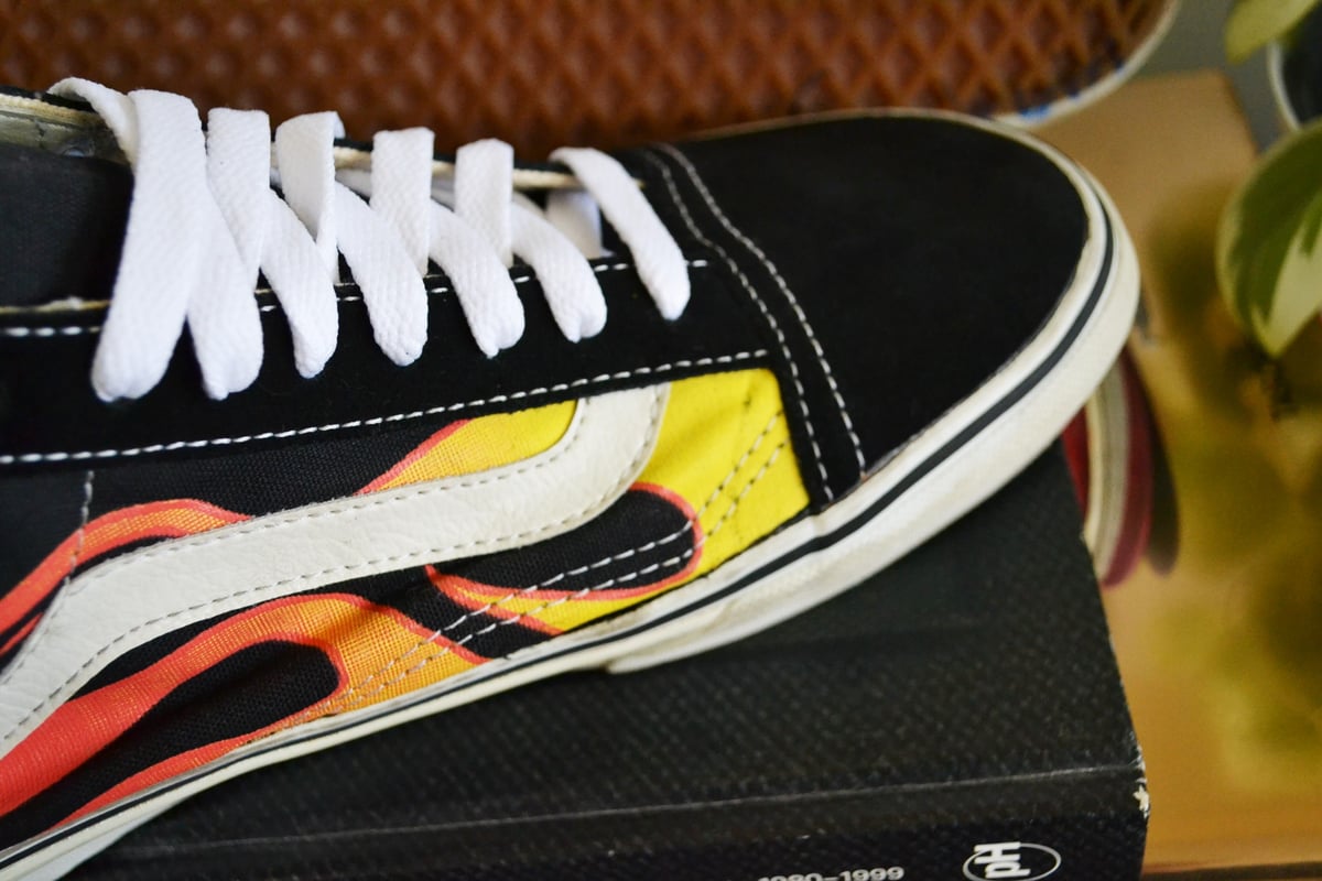 vans old skool hot rod