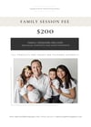 Family Session Fee