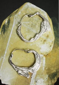 Image 3 of Silver Sea Hoops