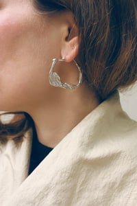 Image 2 of Silver Sea Hoops