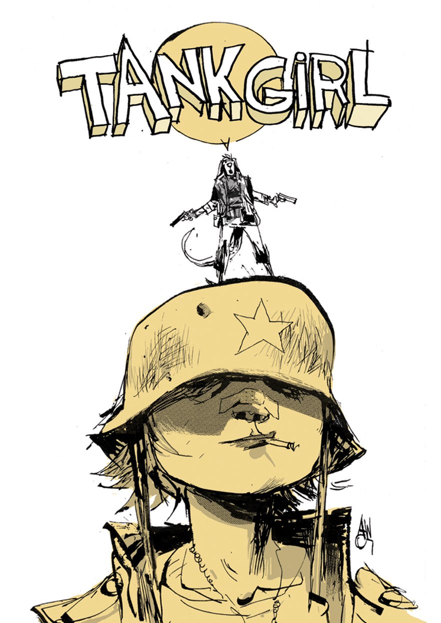 Image of TANK GIRL POSTER MAGAZINE ISSUE #1  (Second Edition)