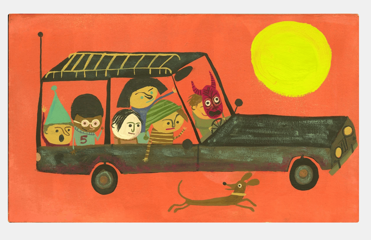 Image of Riding around, 1990. Limited edition print.