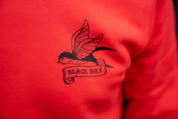 Image 4 of BLACK BIKE  OLD SCHOOL SWALLOW SWEATER  red // khaki