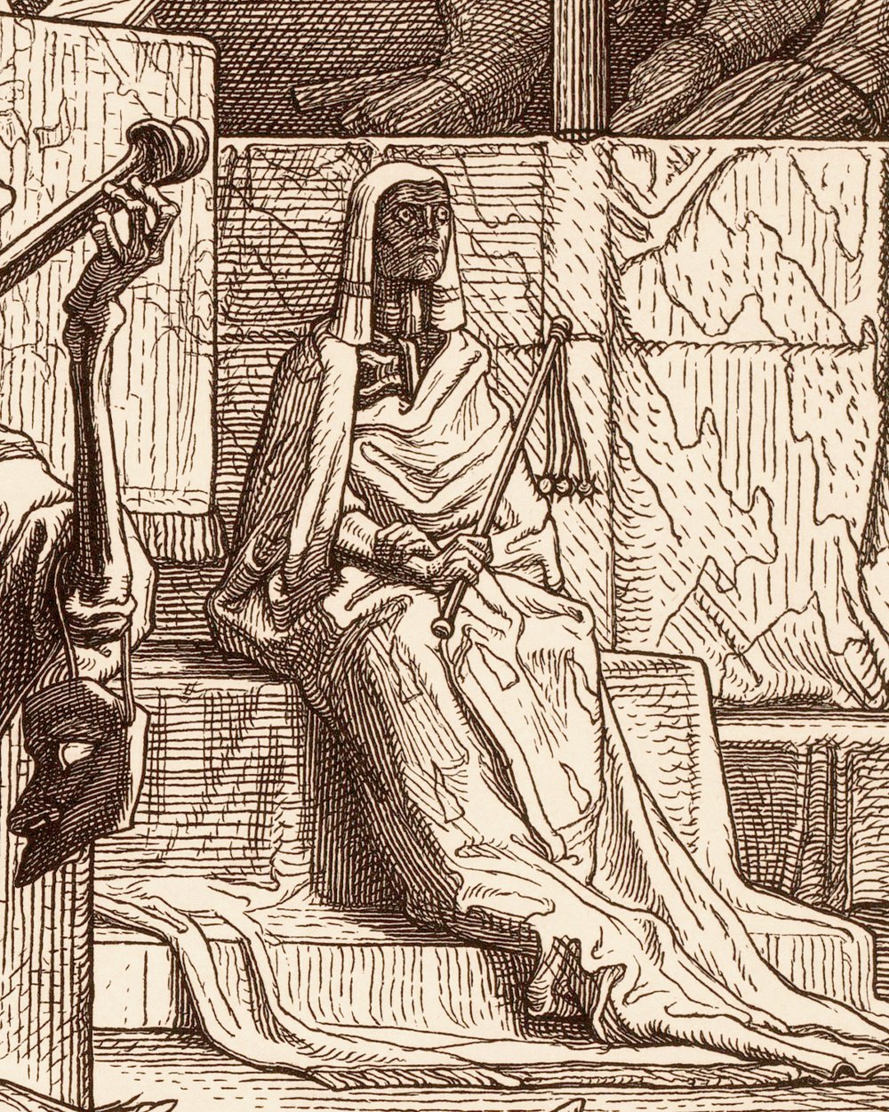 ''Death plays music among dead actors'' (1851)