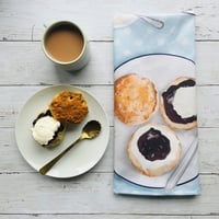 Image 2 of Cream Tea Tea Towel