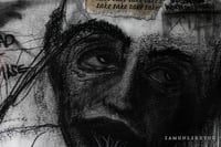 Image 2 of The Holy Ascension of Spit 18 x 24" [Original Charcoal Drawing Framed]