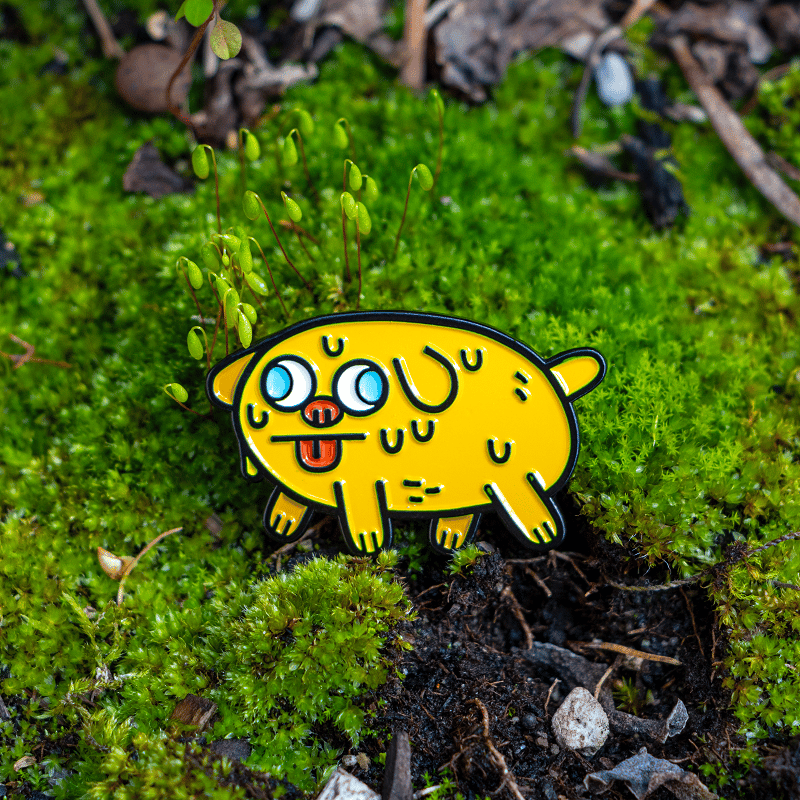 Image of Anxious Dog - Enamel pin