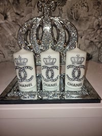 Image 1 of CROWN CANDLE SET 