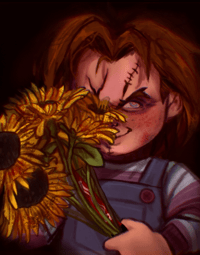 SUNFLOWER CHUCKY - MEDIUM PRINT