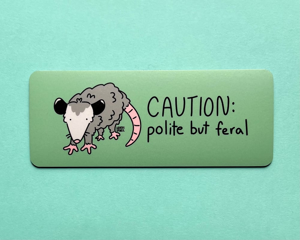 Image of Polite but feral possum magnet