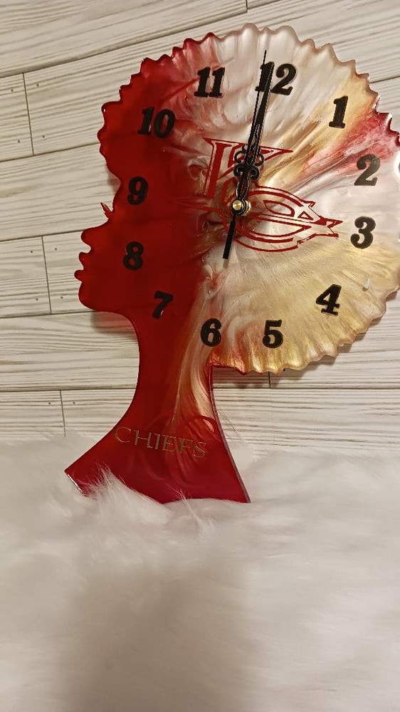 Image of Customize Resin Clocks 3 Colors