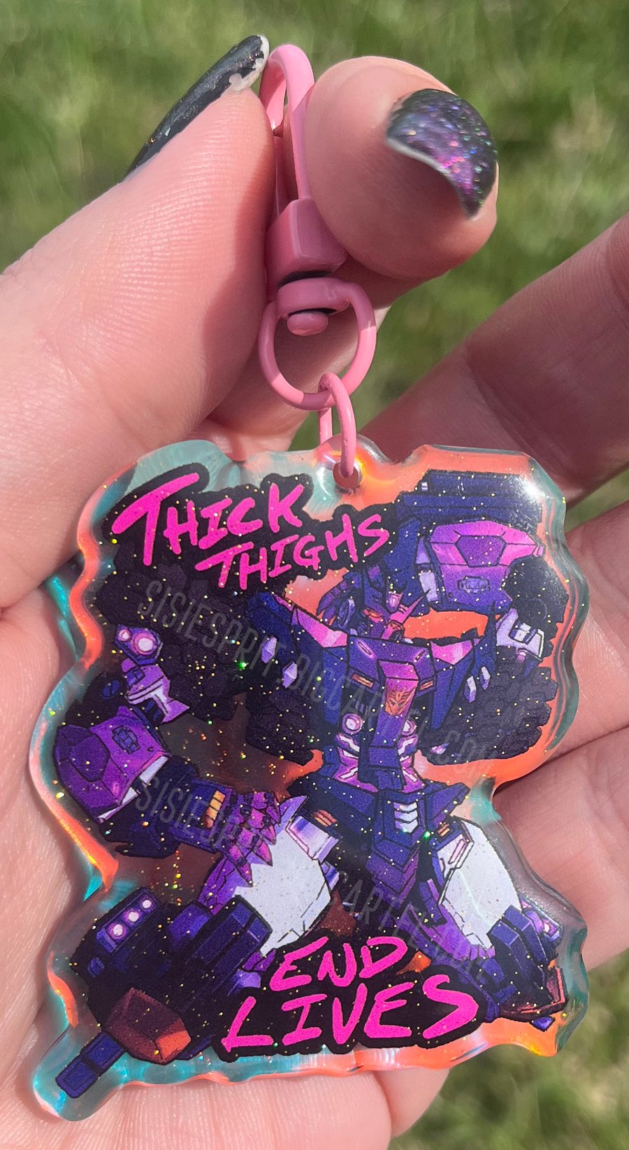 Image of Thick Thighs Tarn Charm
